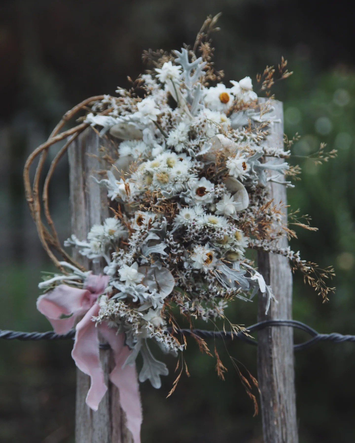Bespoke half moon wreaths