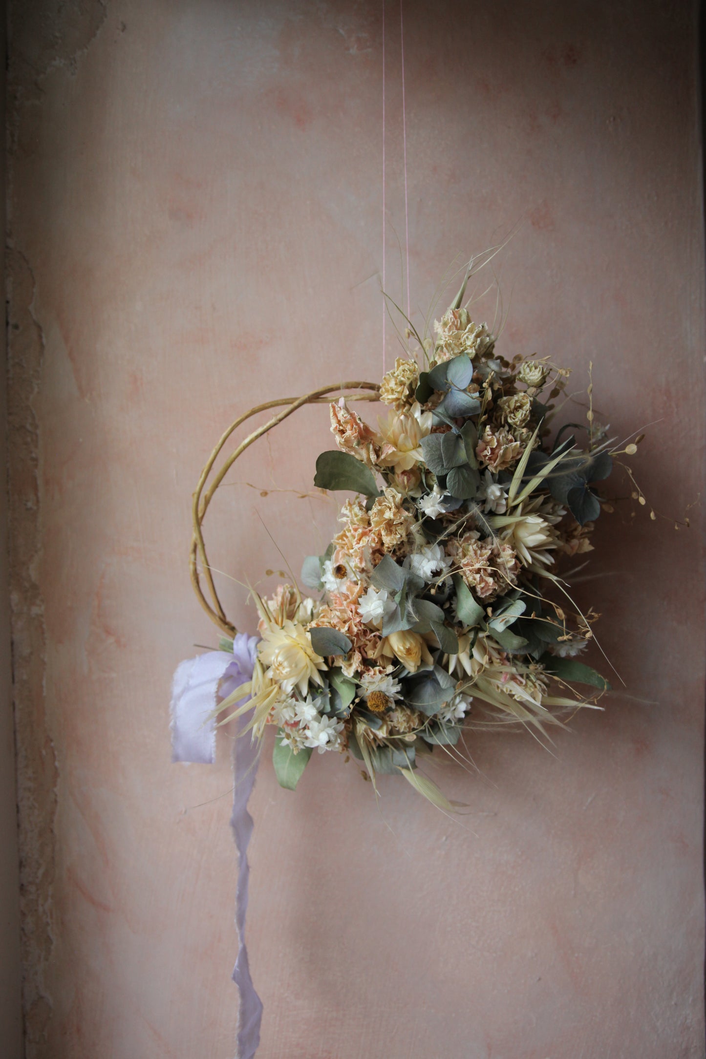 Bespoke half moon wreaths
