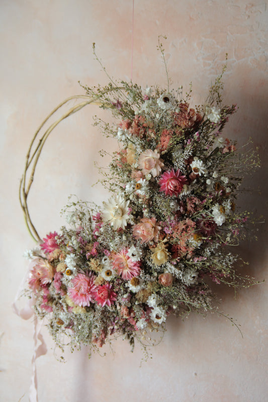 1:1 online handmade wreath tutorial