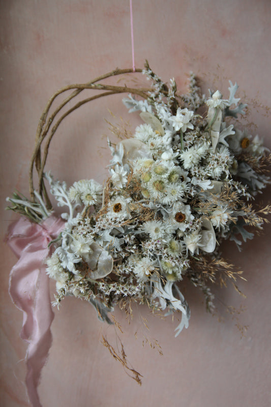 Bespoke half moon wreaths