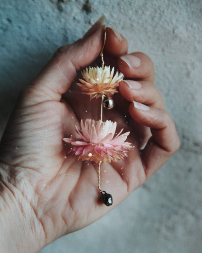 set of 5 Floral Chimes