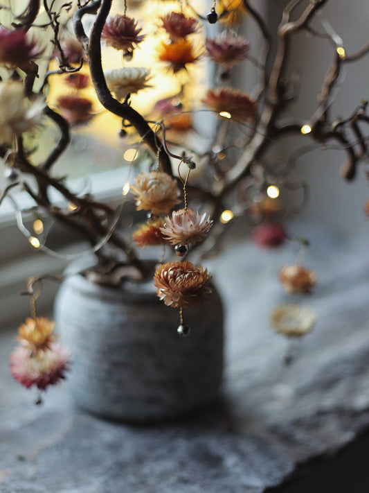 Set of 5 minature Floral Chimes